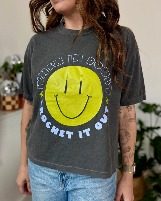 Crochet It Out Boxy T-Shirt