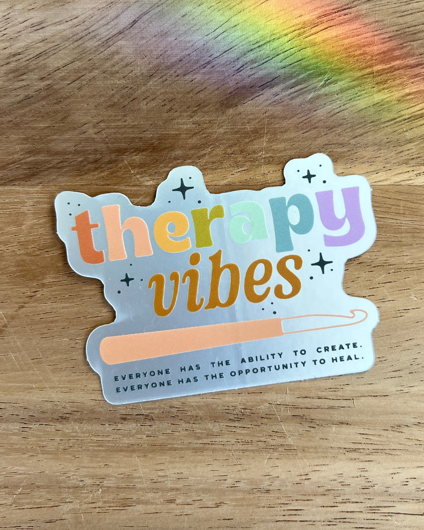 Therapy Vibes Sticker