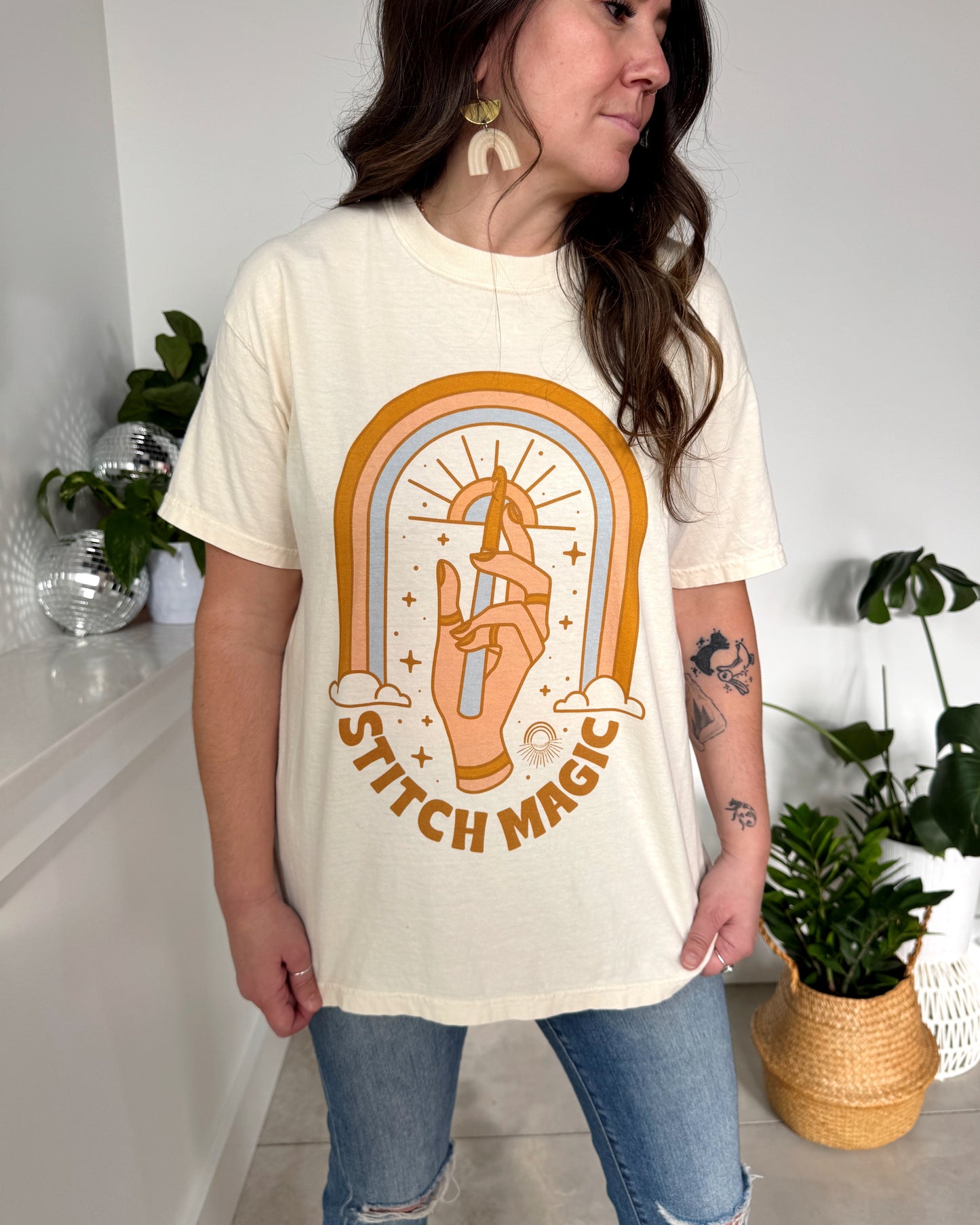 Stitch Magic T-Shirt — Ivory