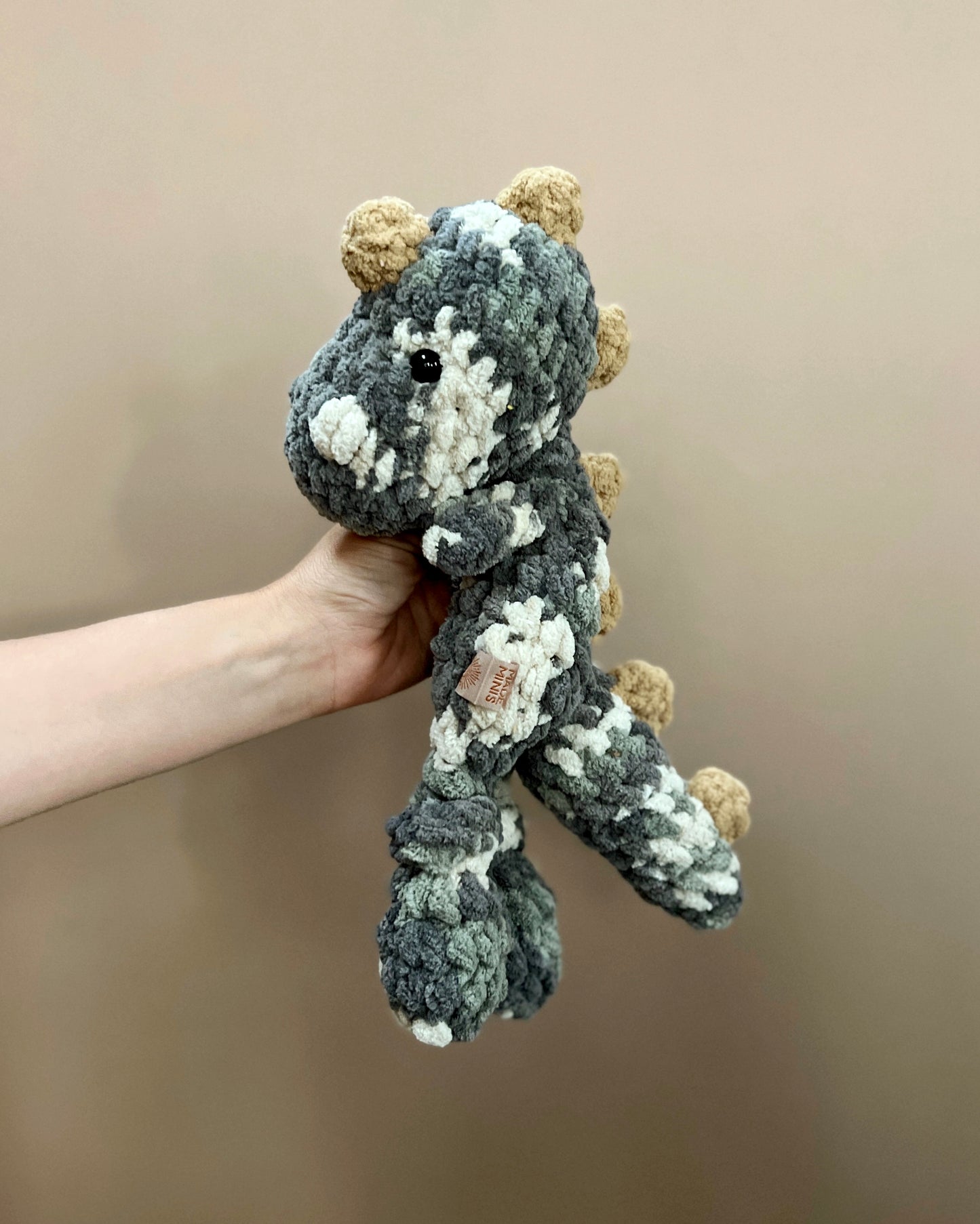 Mini Dozer Dino ⋒ Charcoal Tie Dye