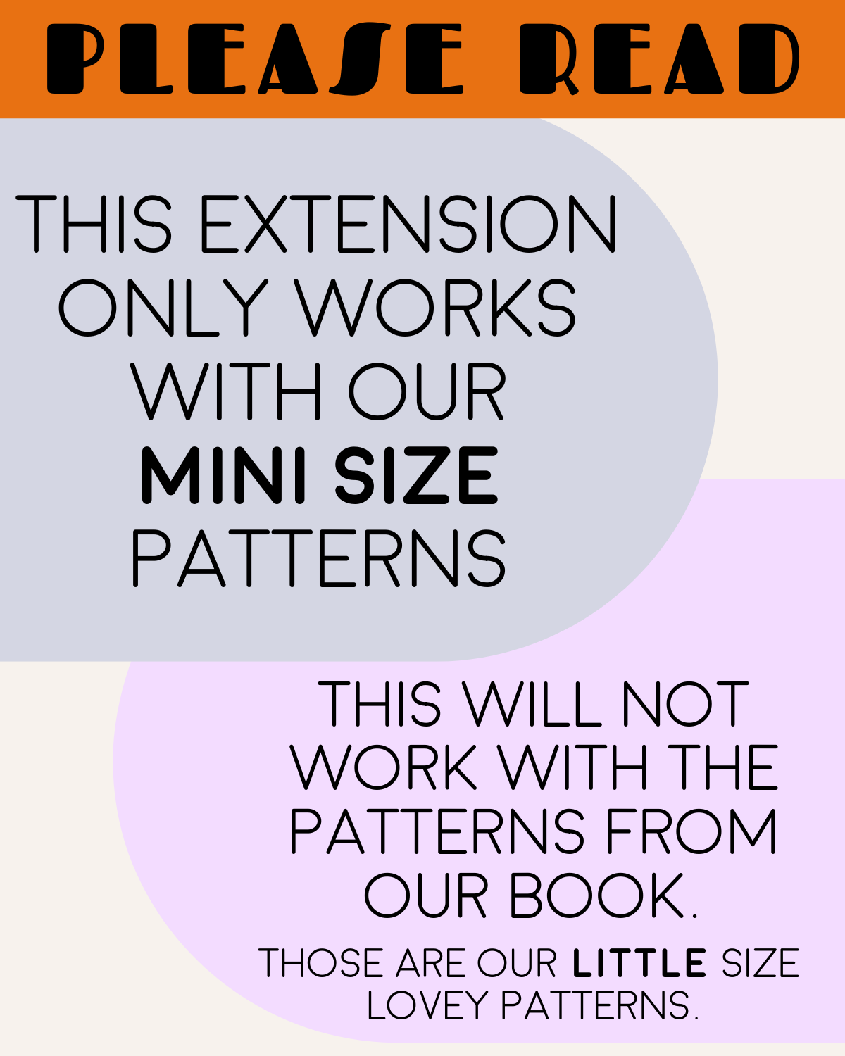 MINI Knotted PLUSHIE Body Extension Pattern Ebook