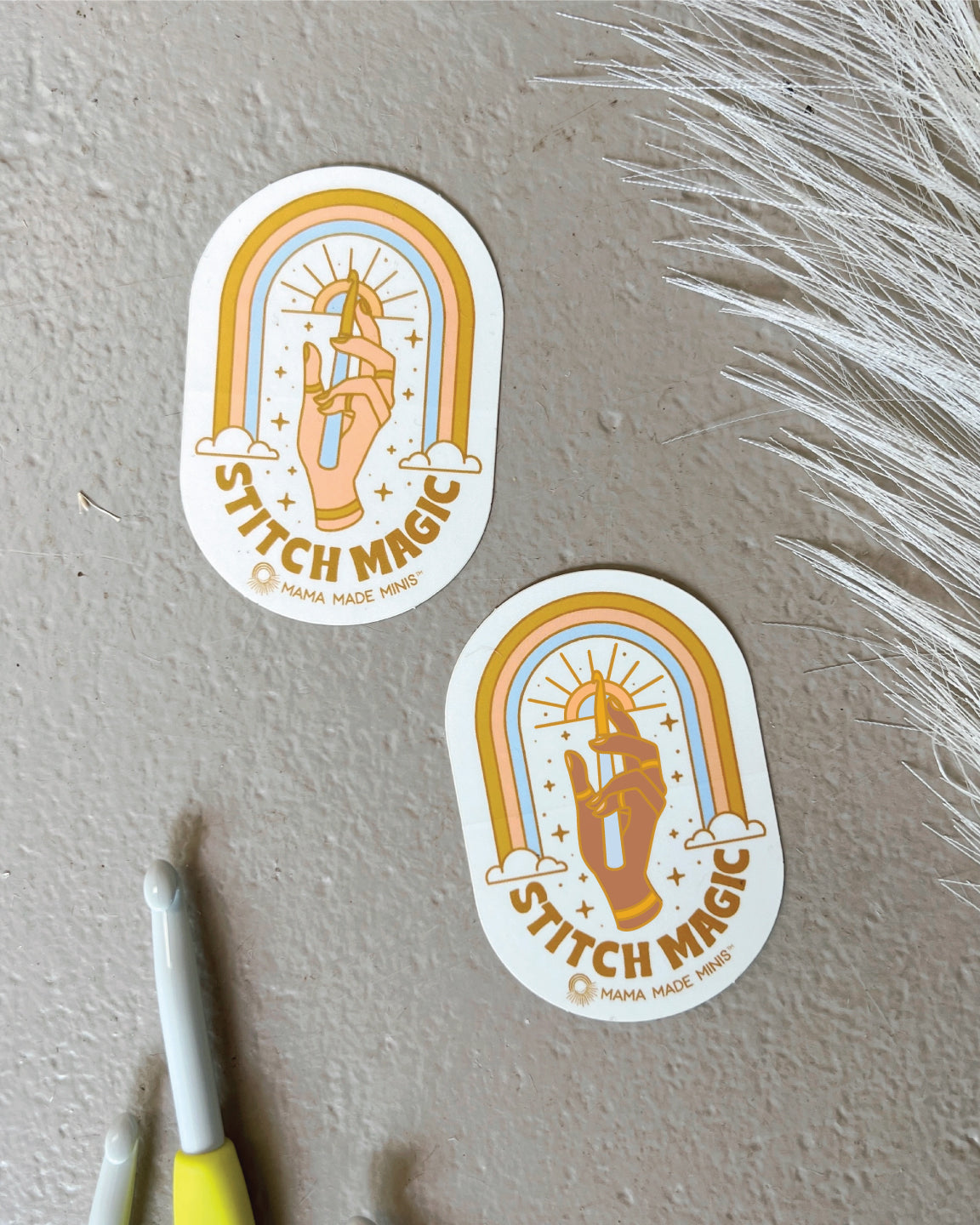 Stitch Magic Sticker