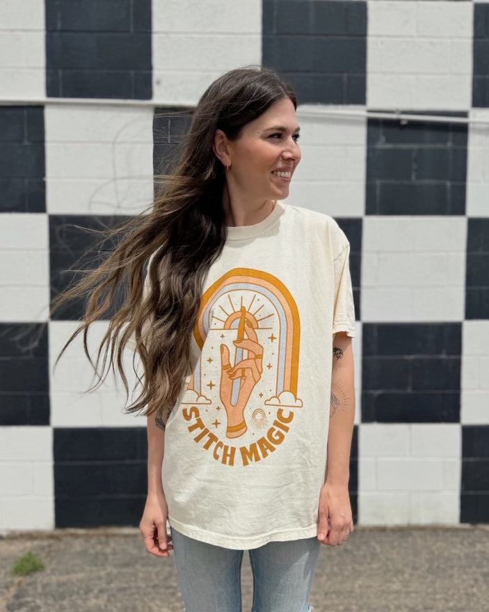 Stitch Magic T-Shirt — Ivory