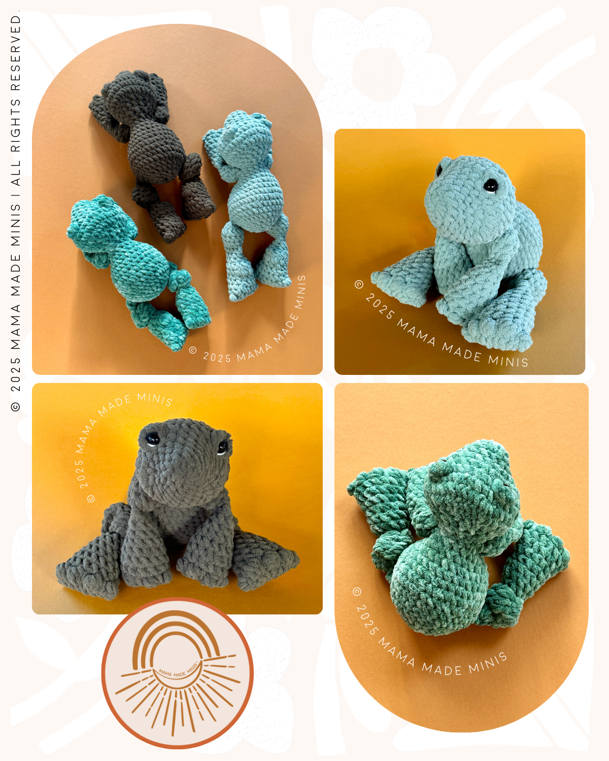 Tex Toad 'Little' Knotted Stuffed Plushie — PATTERN (No sew!)