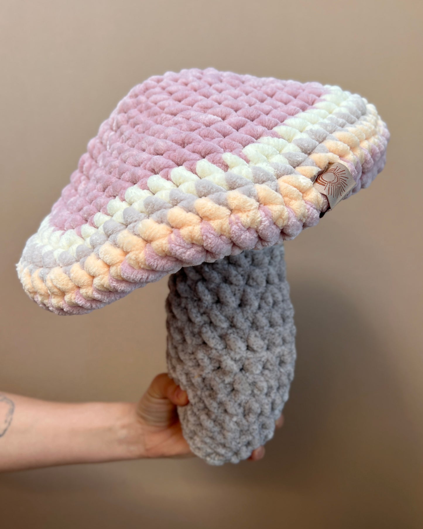 Wonderland Mushroom Pillow ⋒ Warm Ombre