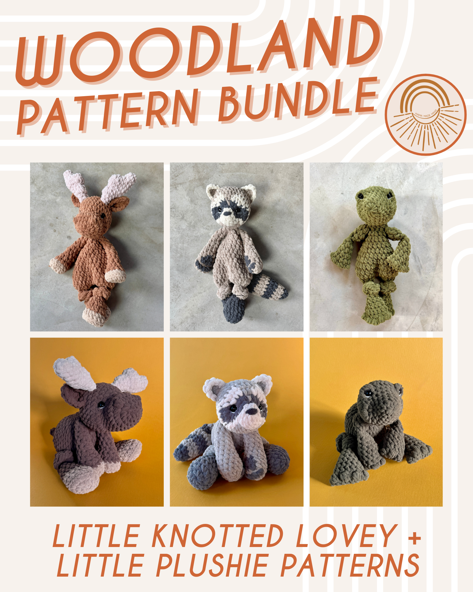 Woodland Pattern BUNDLE — 6 Patterns – Mama Made Minis