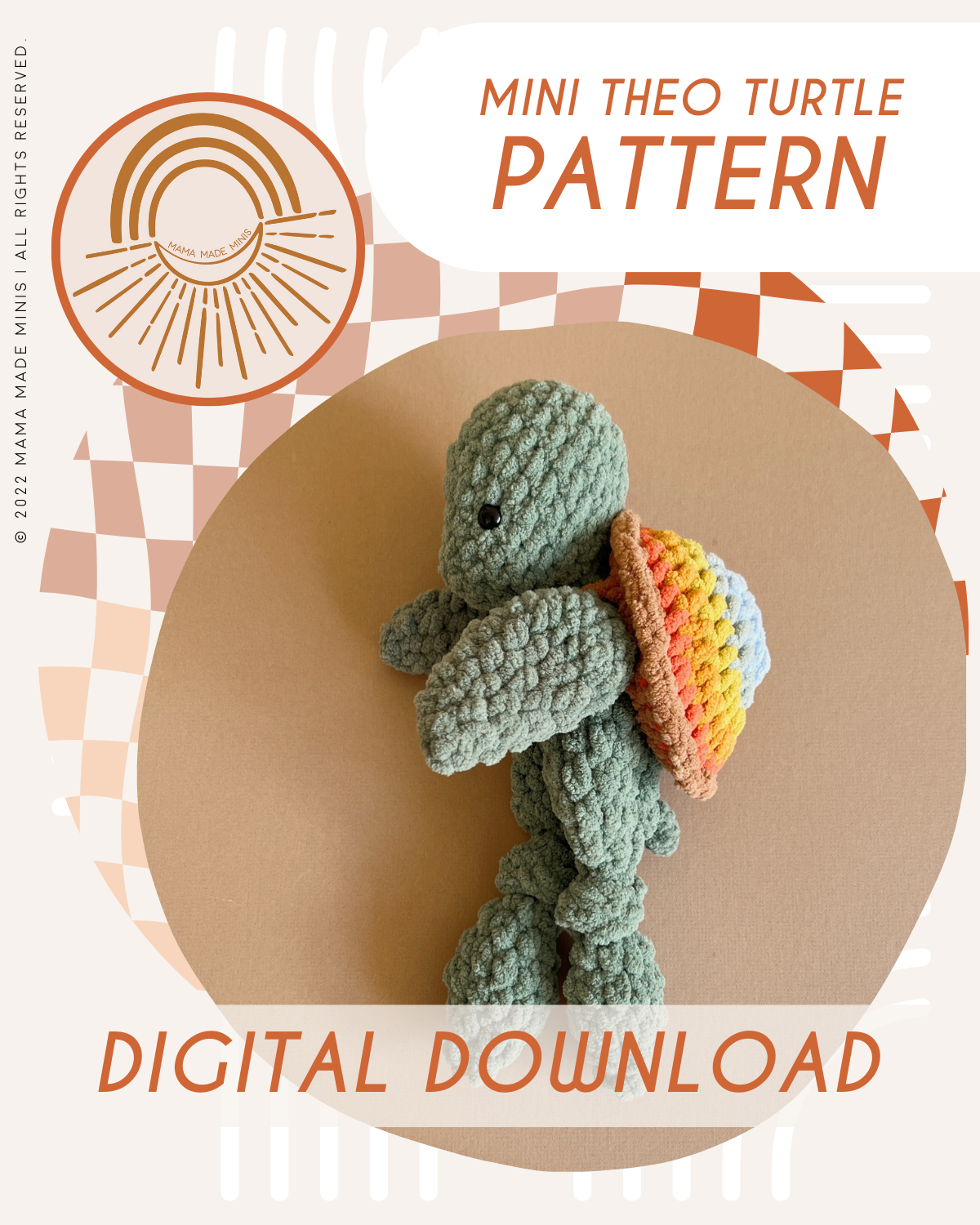 Birdie Knotted Lovey — PATTERN (2 sizes included)