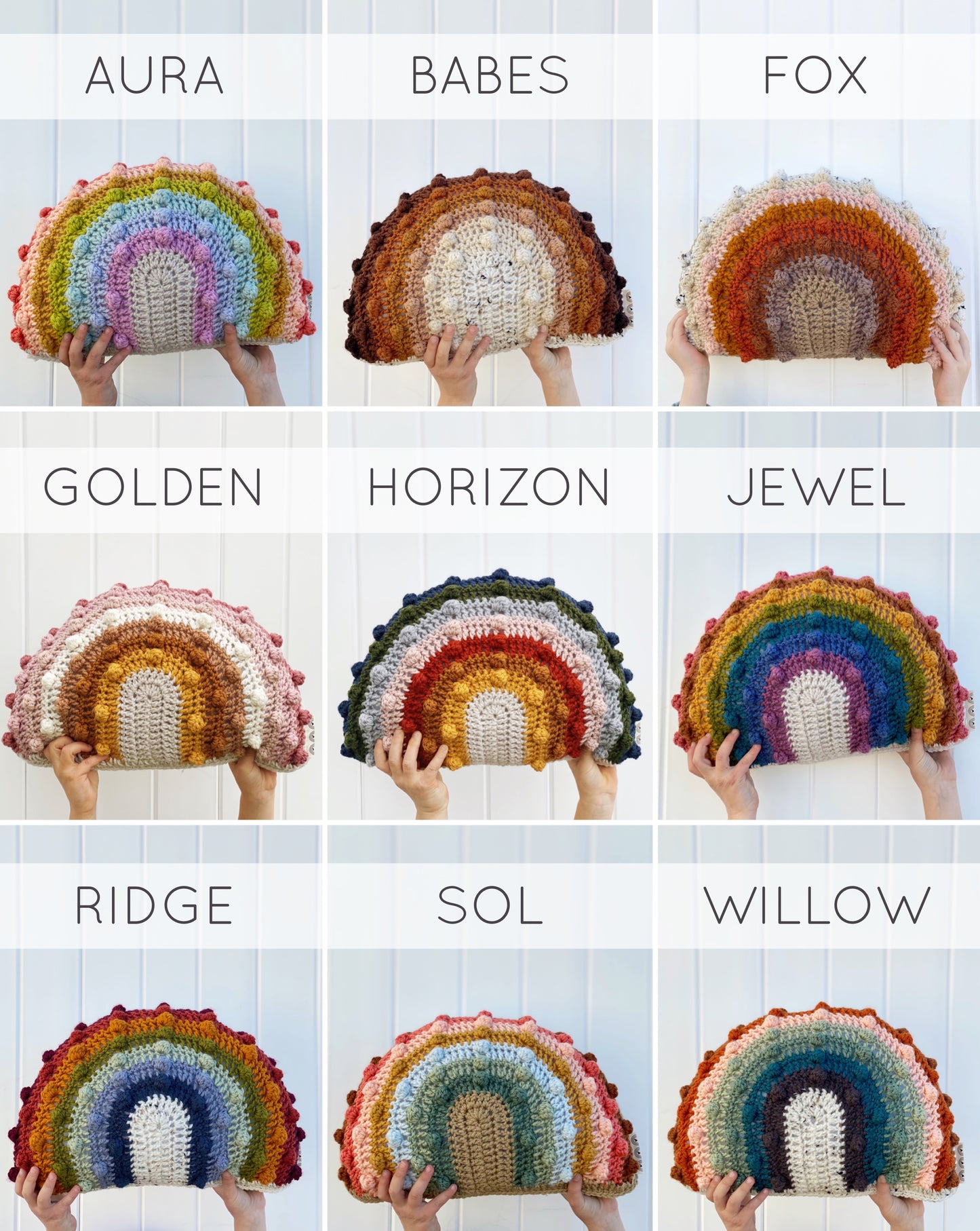 Juni Bobble Rainbow Blanket