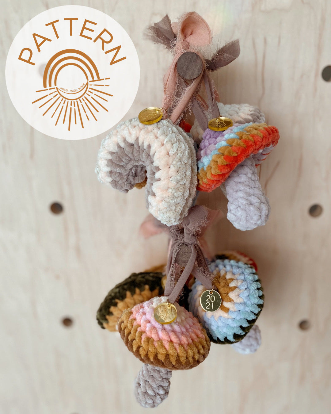 Fairy Tale Mushroom + Rainbow — PATTERN – Mama Made Minis