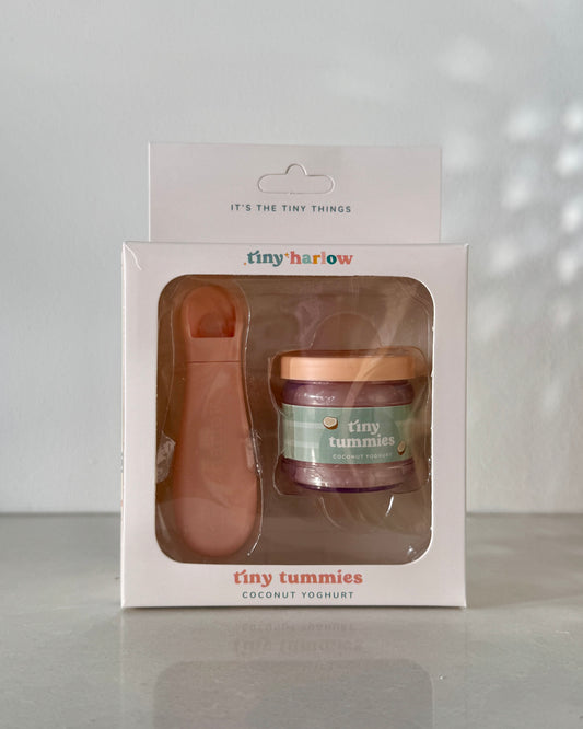 Tiny Tummies Jar + Spoon — Coconut Yoghurt