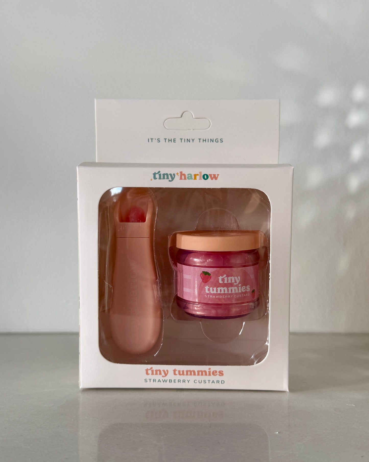 Tiny Tummies Jar + Spoon — Strawberry Jelly