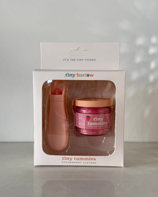 Tiny Tummies Jar + Spoon — Strawberry Jelly