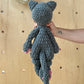 Little Kosmo Kitty Knotted Lovey ⋒ Russian Blue