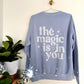 Magic Maker Crewneck — Ice