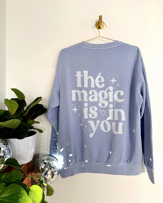 Magic Maker Crewneck — Ice