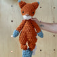 Little Forest Fox Knotted Lovey ⋒ Rust