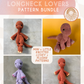 Longneck Dino Pattern BUNDLE — 4 Patterns