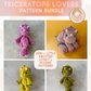 Triceratops Pattern BUNDLE — 4 Patterns