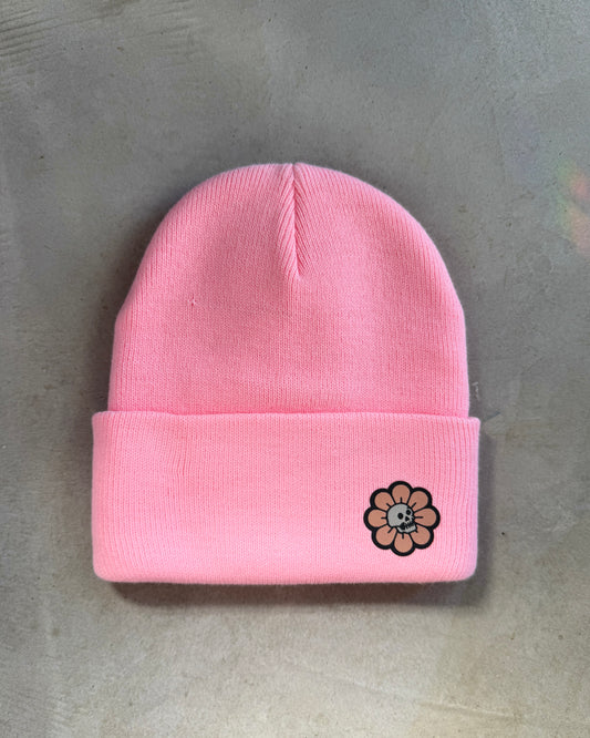 Skull Flower Beanie