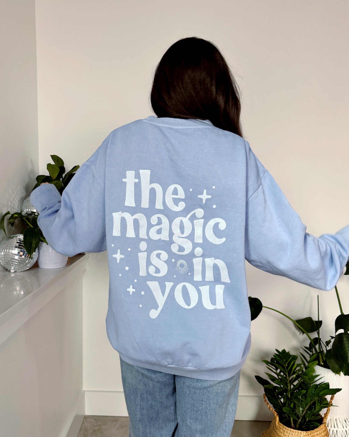 Magic Maker Crewneck — Ice