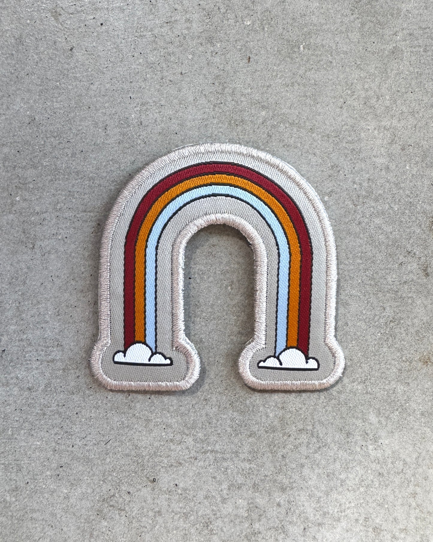 Rainbow + Clouds Patch