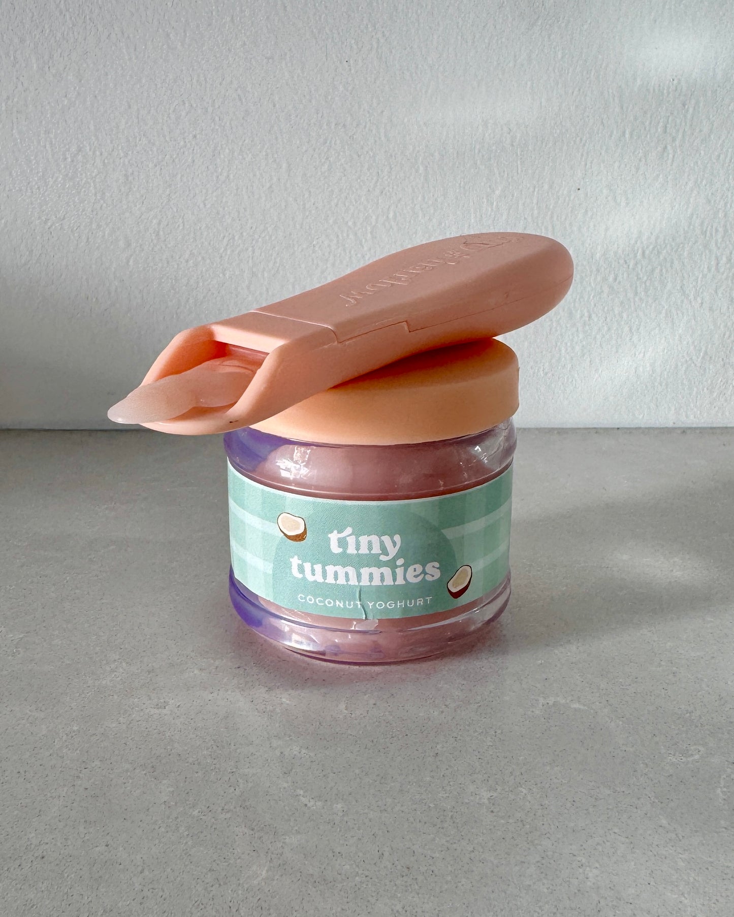 Tiny Tummies Jar + Spoon