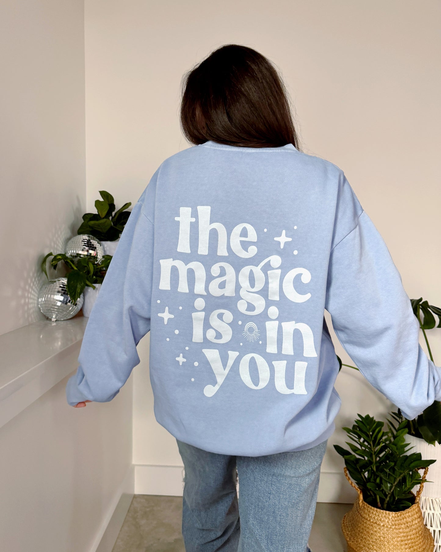 Magic Maker Crewneck — Ice