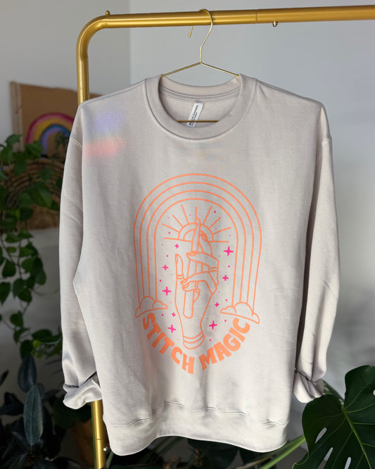 Stitch Magic Neon Crewneck