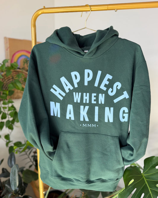 Happiest When Making Hoodie