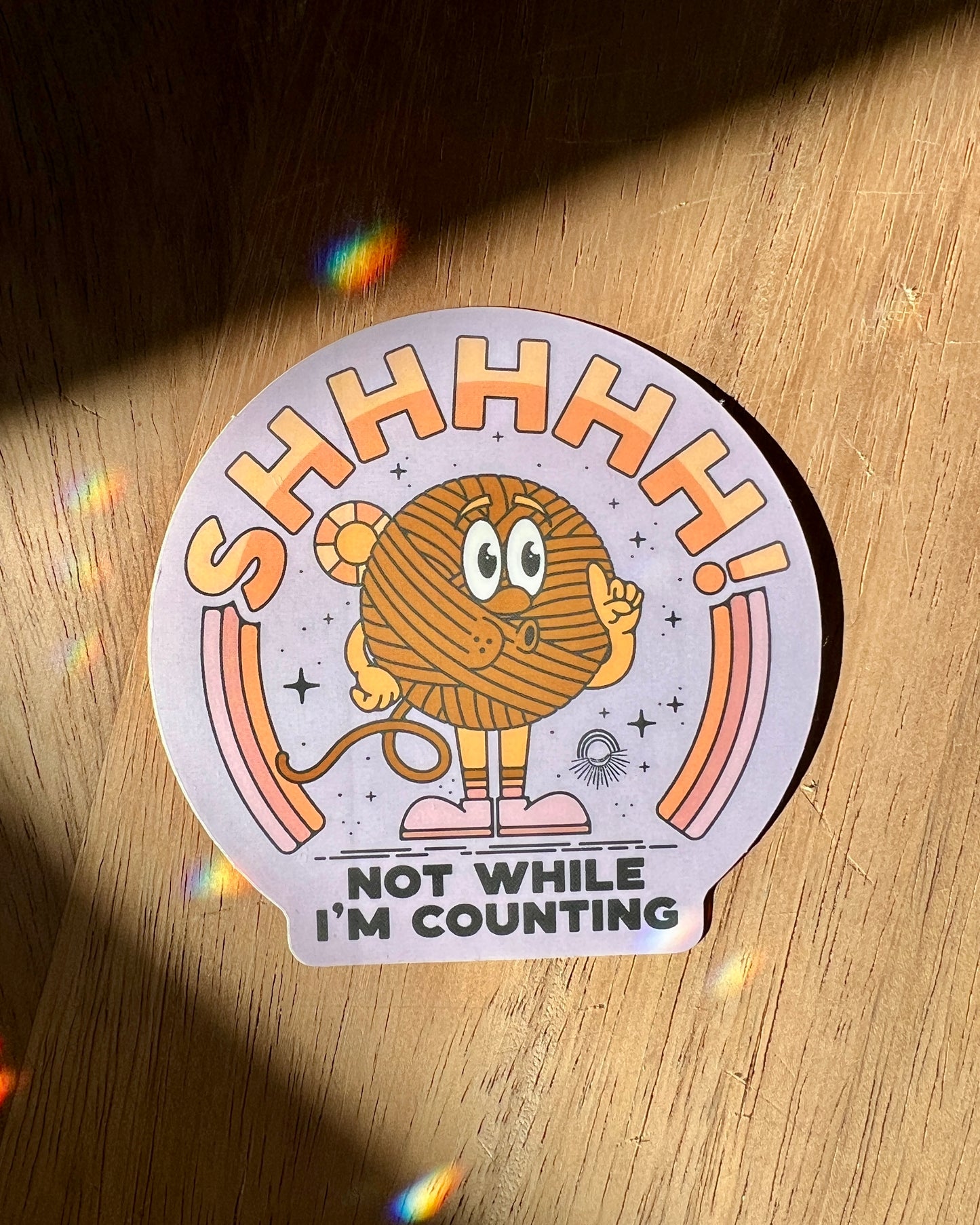 Not While I'm Counting Sticker
