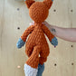 Little Forest Fox Knotted Lovey ⋒ Rust