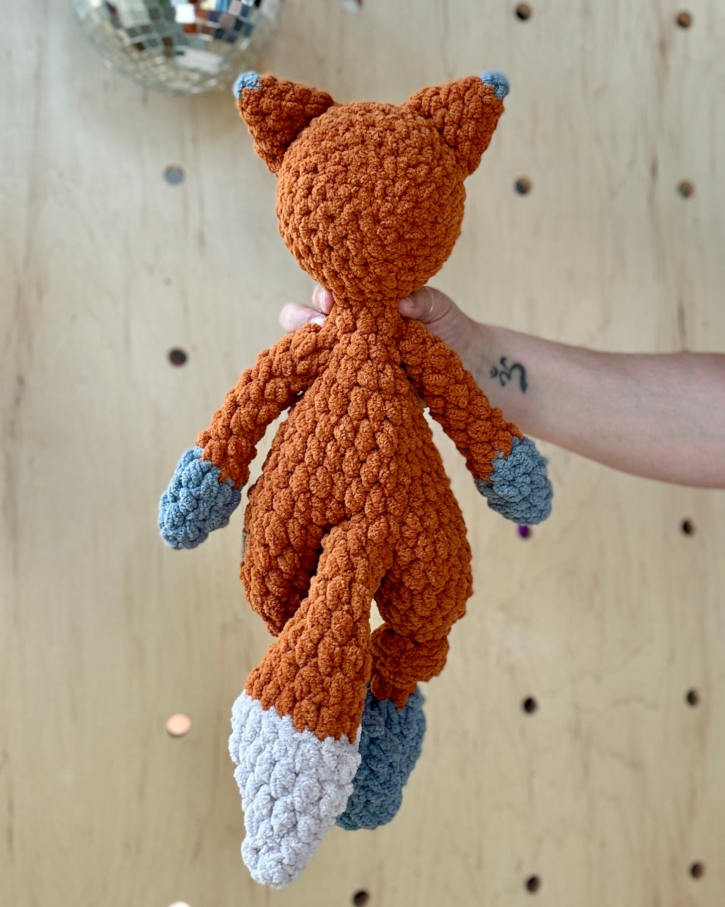 Little Forest Fox Knotted Lovey ⋒ Rust