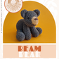 Beam Bear Knotted Stuffed Plushie — PATTERN (No sew!)