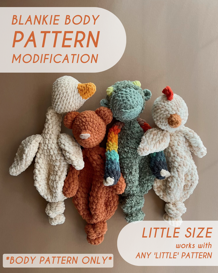 Little Blankie Body — PATTERN MODIFICATION – Mama Made Minis