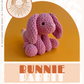 Bunnie Rabbit Knotted Stuffed Plushie — PATTERN (No sew!)