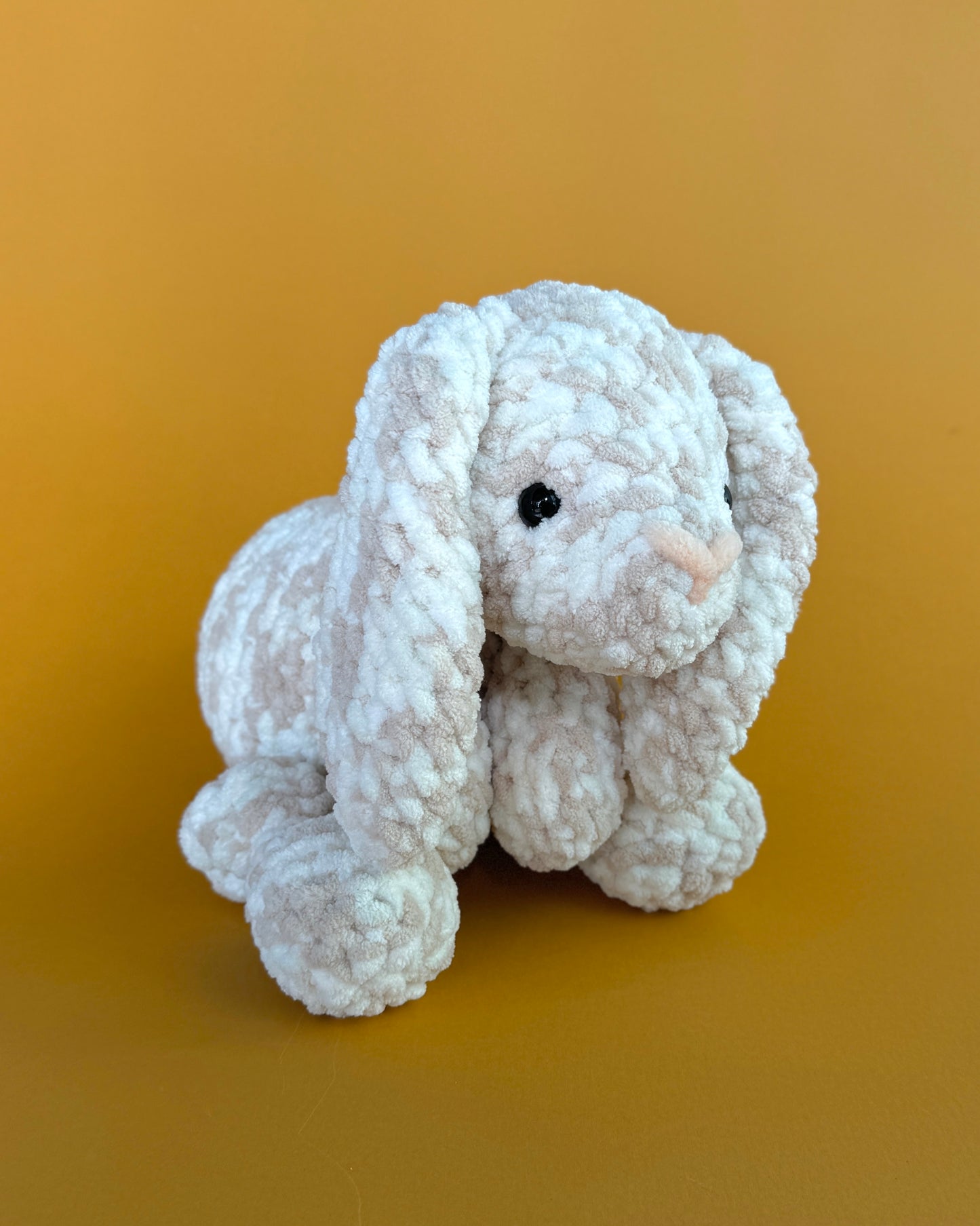 Bunnie Rabbit Knotted Plushie ⋒ Marled White