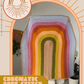 Chromatic Puff Stitch Rainbow Blanket — PATTERN