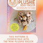 MINI Tot Triceratops Knotted LOVEY — PATTERN