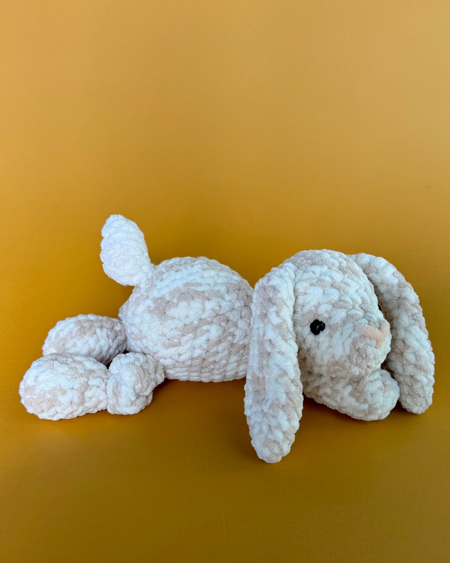 Bunnie Rabbit Knotted Plushie ⋒ Marled White