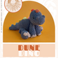 Dune Dino Knotted Stuffed Plushie — PATTERN (No sew!)