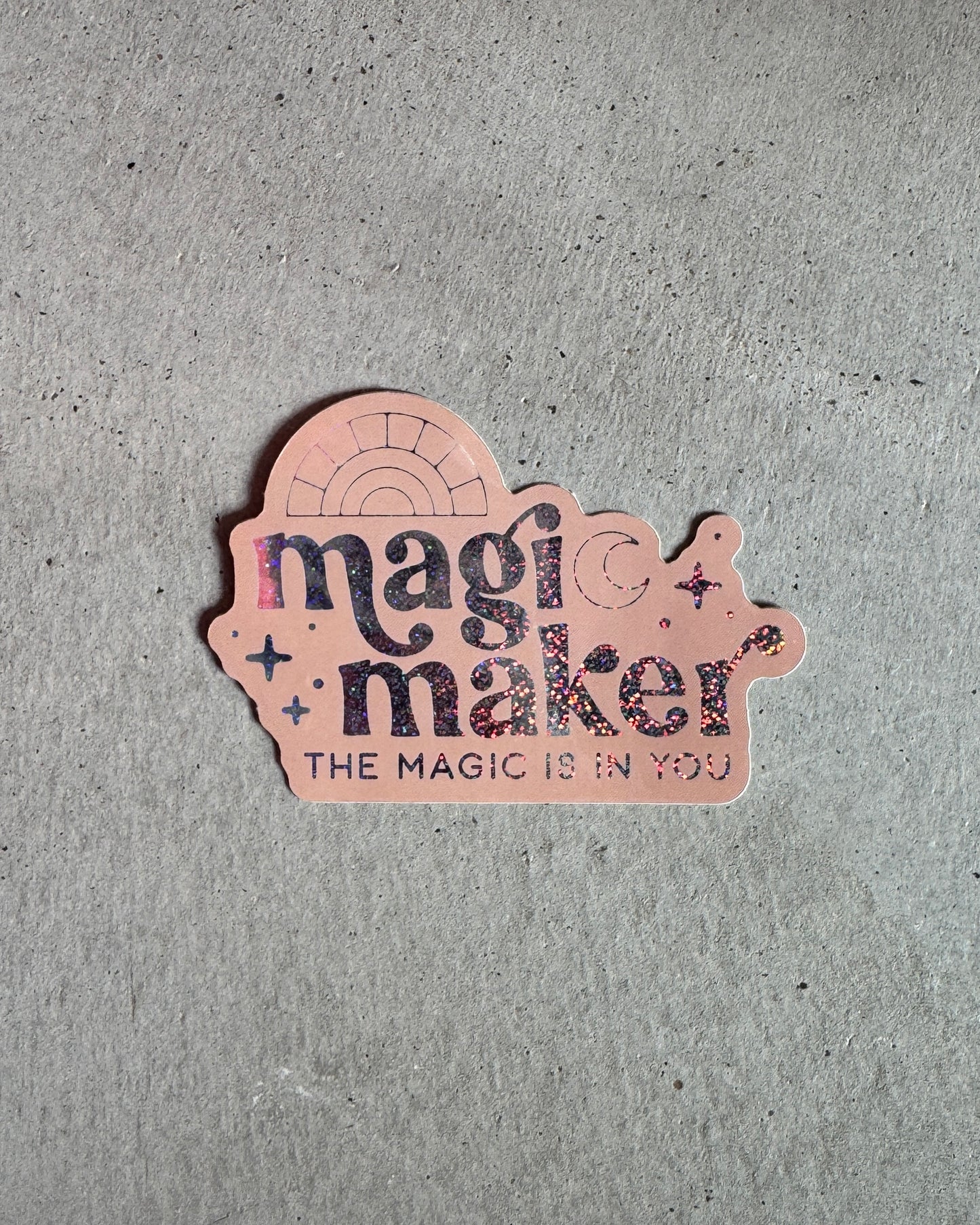 Magic Maker Sticker — Peach