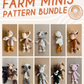 Farm Minis Pattern BUNDLE — 10 Patterns