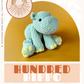 Hundred Hippo 'Little' Knotted Stuffed Plushie — PATTERN (No sew!)