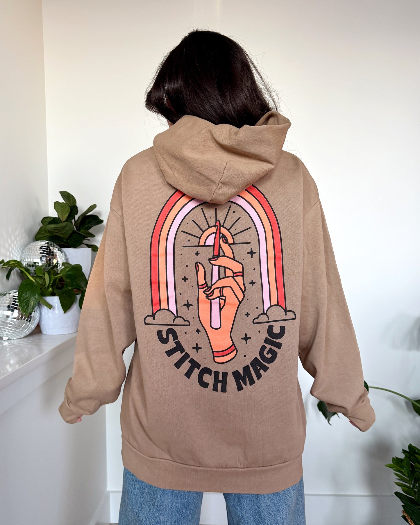 Stitch Magic Hoodie — Toast