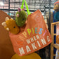 Happiest When Making Tote Bag