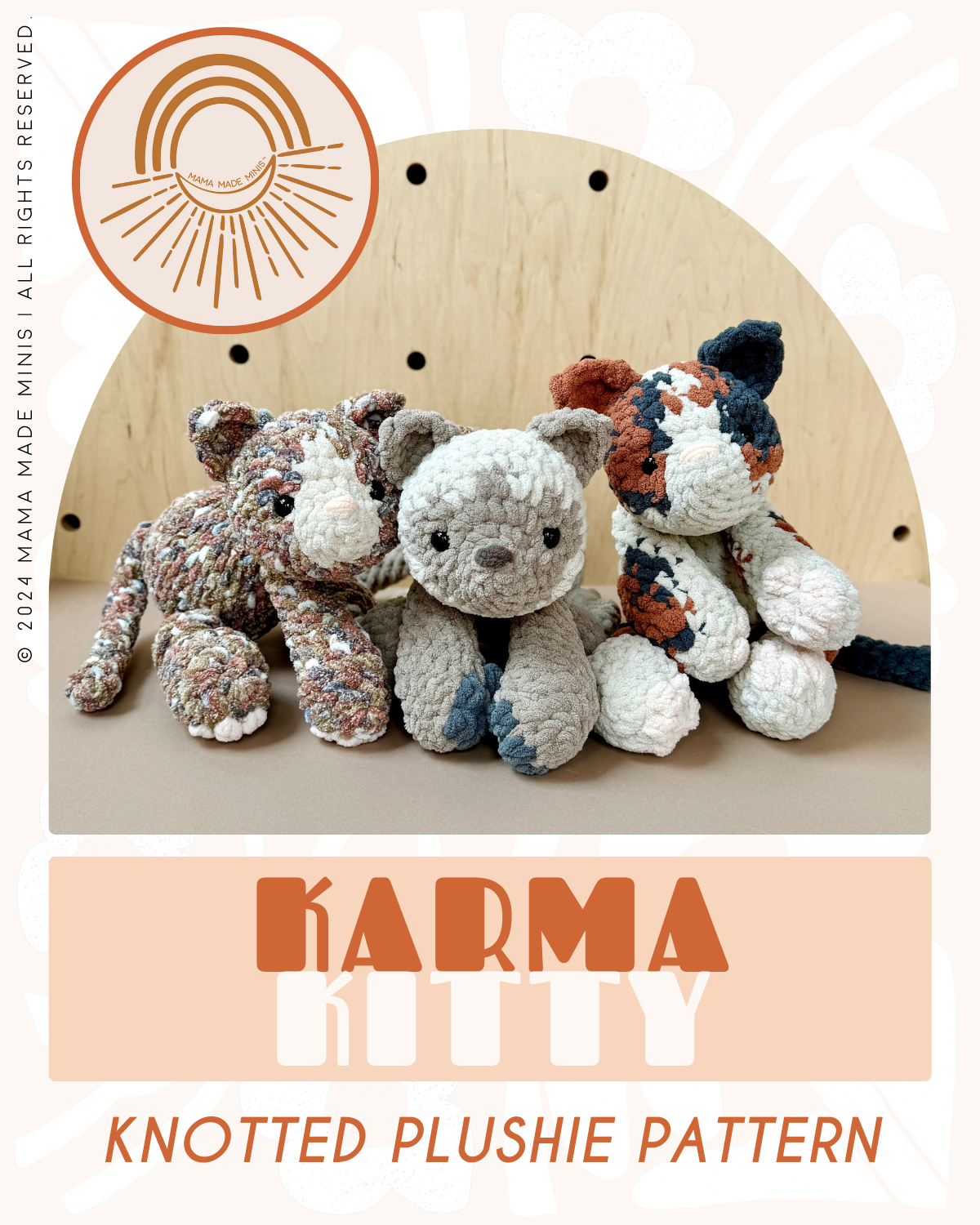 Kitty Lovers Pattern BUNDLE — 2 Pattern Styles – Mama Made Minis Kitty Lovers Pattern BUNDLE — 2 Pattern Styles – Mama Made Minis