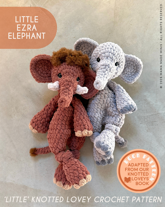 Elephant Lovers LITTLE Pattern BUNDLE — 2 Pattern Styles