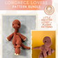 Longneck Dino Lovers LITTLE Pattern BUNDLE — 2 Pattern Styles