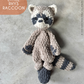 LITTLE Rhys Raccoon Knotted Lovey — PATTERN
