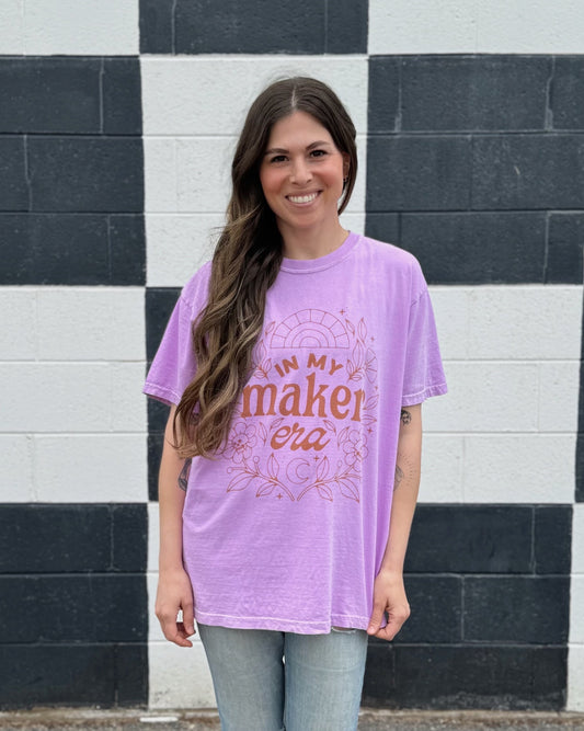 Maker Era T-Shirt — Neon Violet // PREORDER